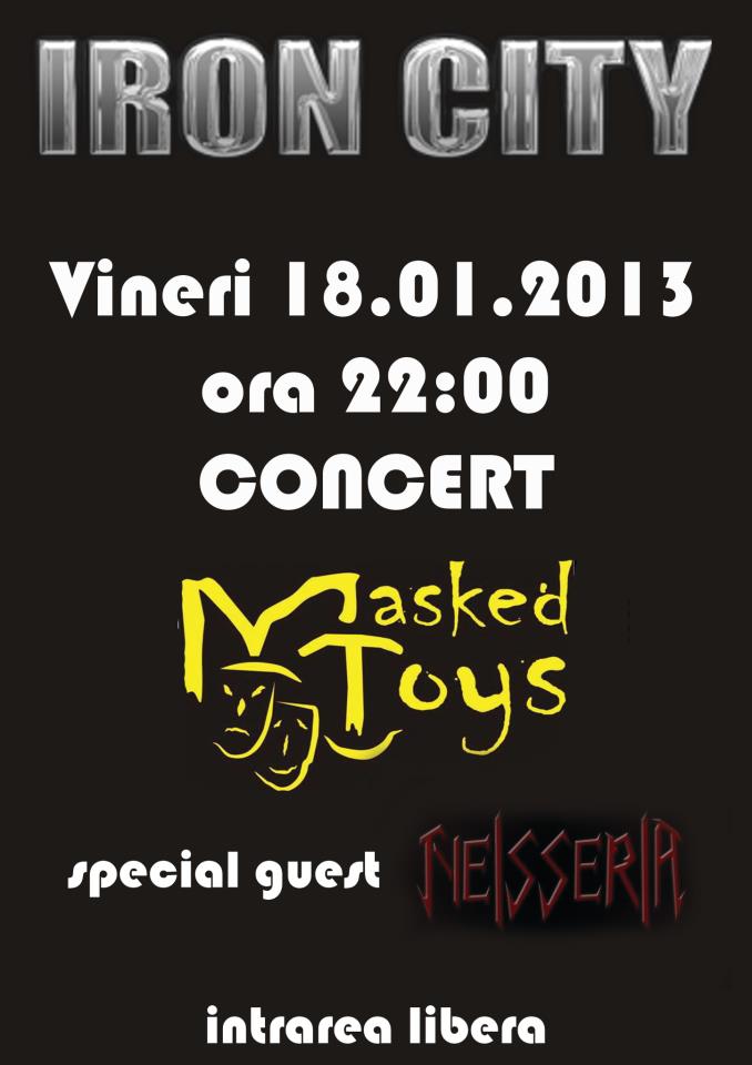 Concert Masked Toys si Neisseria in Bucuresti
